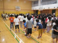 大きな声を出す練習をしました。
