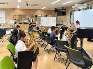 マーチングの練習