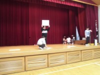 集会委員の準備の様子