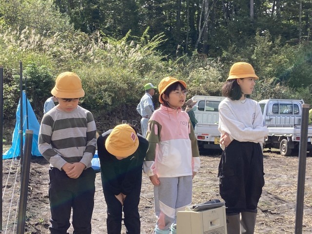発表の練習中