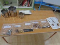 だしをとる食材と飲み比べをするだし